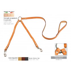 LEATHER LEASH DOGS-COUPLE EXTRA