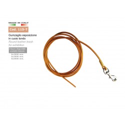 ROUND LEATHER LEASH FOR EXHIBITION